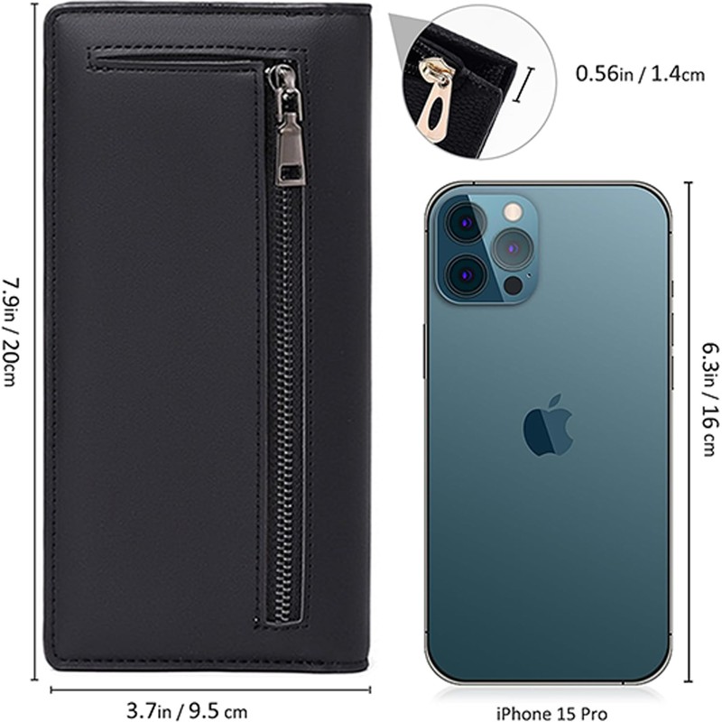 LZSXDWXY Ultra Slim Thin Leather RFID Blocking Credit Card Holder