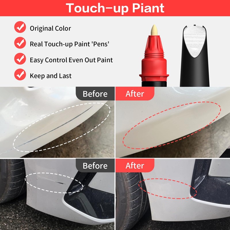 Carhoo M7Y Pure Red Compatible with Subaru Exact Match Touch