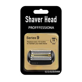 92B Series 9 Electric Replacement Shaver Head Accessories blade Compatible with Braun Series 9 Foil Shaver Replacement Heads 9290cc 9291cc 9370cc 9293s 9385cc 9390cc 9330s 9296cc (Upgraded ver.)