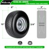 2pcs 15x6.00-6 Flat Free Tire And Wheel, 15x6-6 NHS Lawn