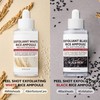 Black-Rice Peeling Ampoule, Face Exfoliator Pore Minimizer for Face, Rice