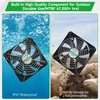 blessny 5.5 Inch Solar Powered Fan Kit, 25W Solar Panel