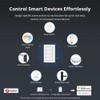 Wireless Zigbee Smart Button, 4-Way Remote Control Button Switch for