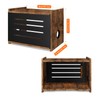 Homode Router Shelf, Wood Wifi Box Hider, Projector Shelf Stand,