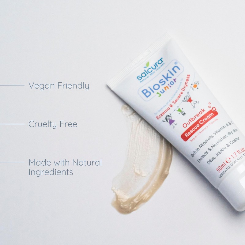 Salcura, Bioskin Junior Outbreak Rescue Cream, Packed With Natural Ingredients,