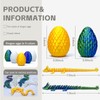 Niville 5PCS 3D Printed Dragon Eggs with Dragon Inside, 2