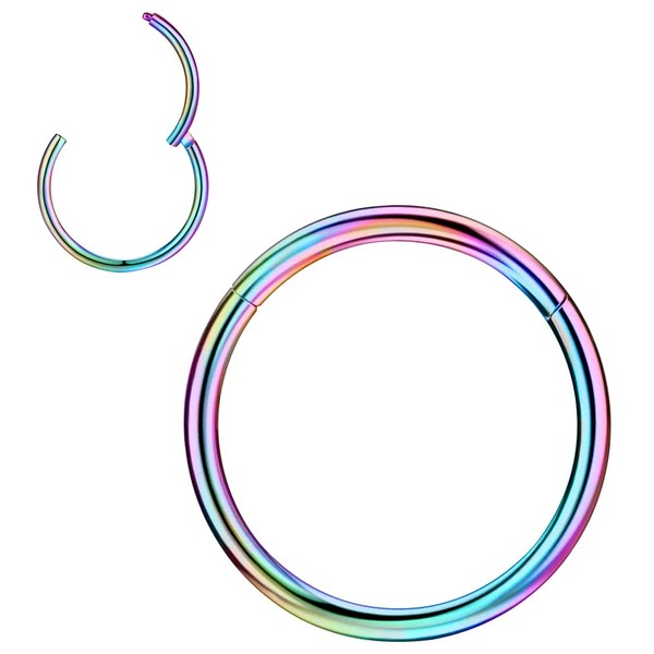 PunkTracker 1Pcs 20G 18G 16G 6/7/8/9/10mm Cartilage Tragus Helix Earring