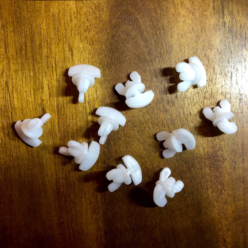 DELFRA 10 Universal Intermediate Locks for Curtain Rails/Curtain Rails