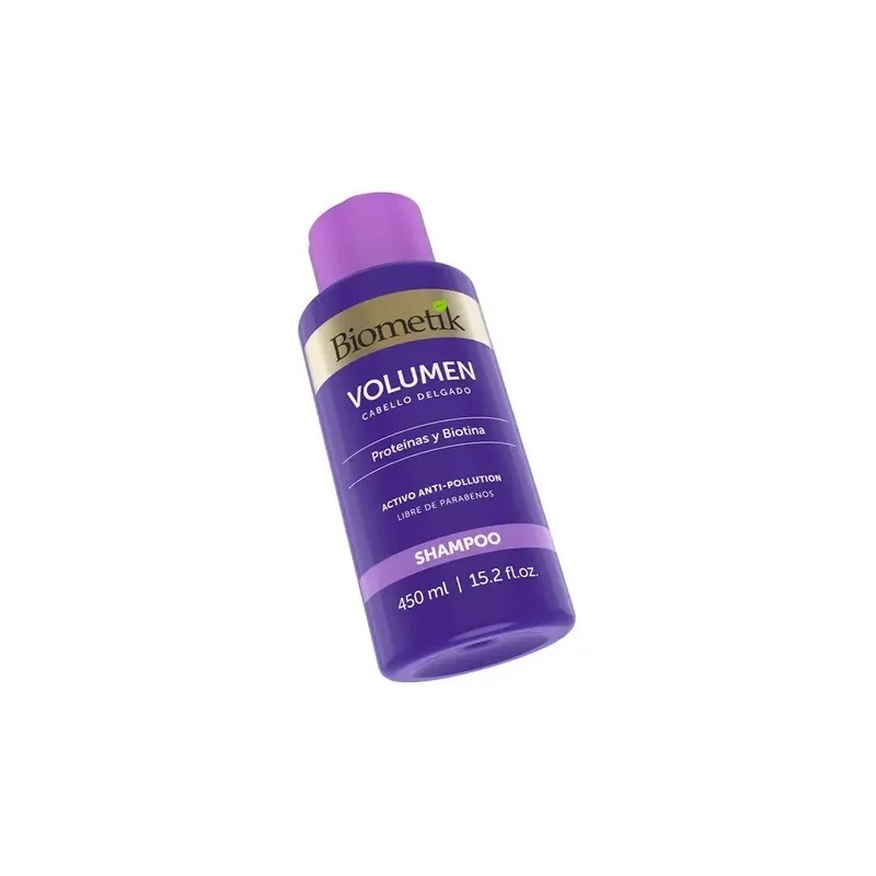 Biometik Shampoo Volumen Con Proteínas Y Biotina 450ml