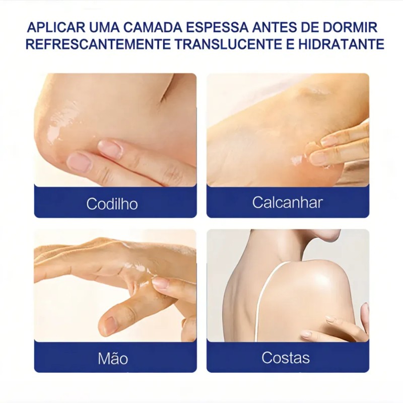 Crema Hidratante Para Pies Y Cuerpo Con Vitamina E Y