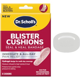 Dr. Scholl's Blister Cushions, Seal & Heal Bandage, 8 Cushions