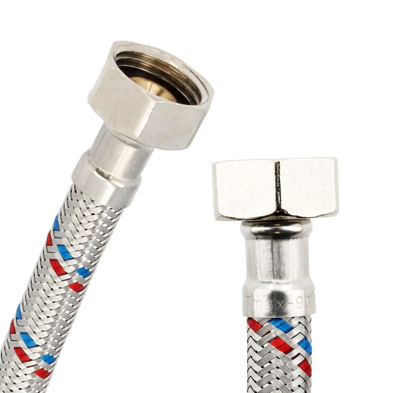 Sanitary Connection Hose 300 mm Length Flexible Reinforced Hose 1/2
