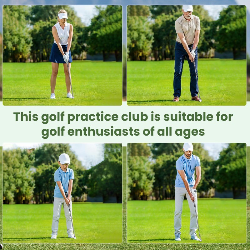 qbjgr Golf Swing Trainer Practice Ball + Free Golf Arm
