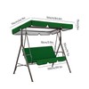 Outdoor Swing Canopy Cover Set Oxford Fabric Swing Waterproof Dustproof