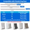 2 PCS Large Metal Dog Door Flap Replacement Bracket Compatible