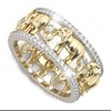 Yarrzhen 925 Sterling Silver Cubic Zirconia Yellow Gold Beautiful Elephant