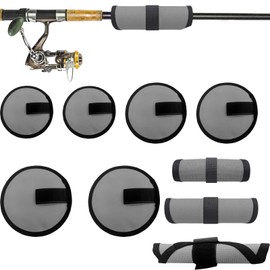 Fishing Lure Wraps,Fishing Lure Gloves Set+Protective Grip Covers+Rubber Backing Canvas Fabric+9 Pack+4"/6"/9" Sizes+Outdoor Adventure Use