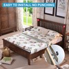 2PCS Black Adjustable Bed Frame Anti-Shake Tool , Headboard Stoppers