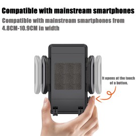 JNNJ Kfz-Halterung Für Getränkehalter, Cup Halter Auto Telefon Halter Universal-Verstellbarer Schwanenhals Auto-Halterung, 360 Grad Autotassenhalter Für Smartphone