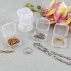 ANNASAMDO Pack of 40 Storage Boxes with Lid, Small, Plastic