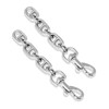 2 Pcs Silver Bag Extender Purse Strap Extender 4.7 Inch