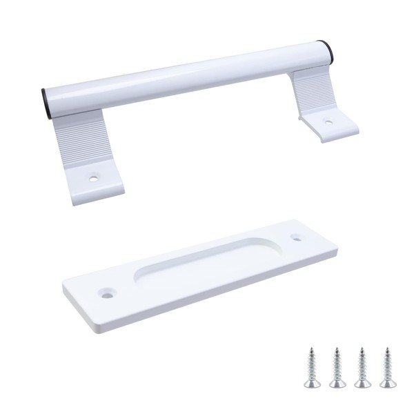 Woogim 1Set 8 Inch Rectangle Heavy Duty Gate Handle Sliding