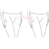 Camel Toe Concealer Seamless Invisible Reusable Adhesive Silicone for Women