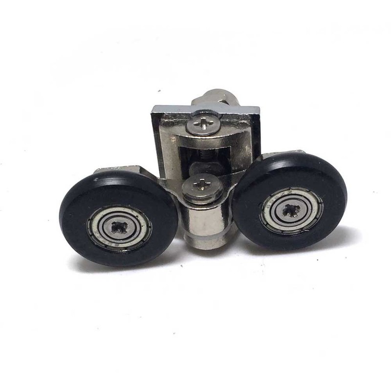 8 x Zinc Alloy Shower Cubicle Rollers 25mm Diameter Parts
