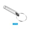 PATIKIL Emergency Whistles, 12 Pack Safety Whistle with Keychain Loud