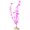 GloFish Fluorescent Plant, Blue Small, Aquarium Décor, Fluoresces Under Blue