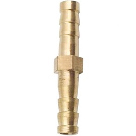 MACHSWON Brass Hose Connector 6mm Metal Straight Pipe Hose Air Fuel Hose Joiner Water Pipe Gas Tubing Hose Fitting