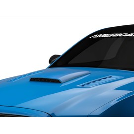 SpeedForm Hood Scoop; Unpainted Compatible for 05-14 Mustang GT, V6