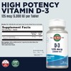 KAL Vitamin D3 5000 IU 125 mcg, High Potency Vitamin