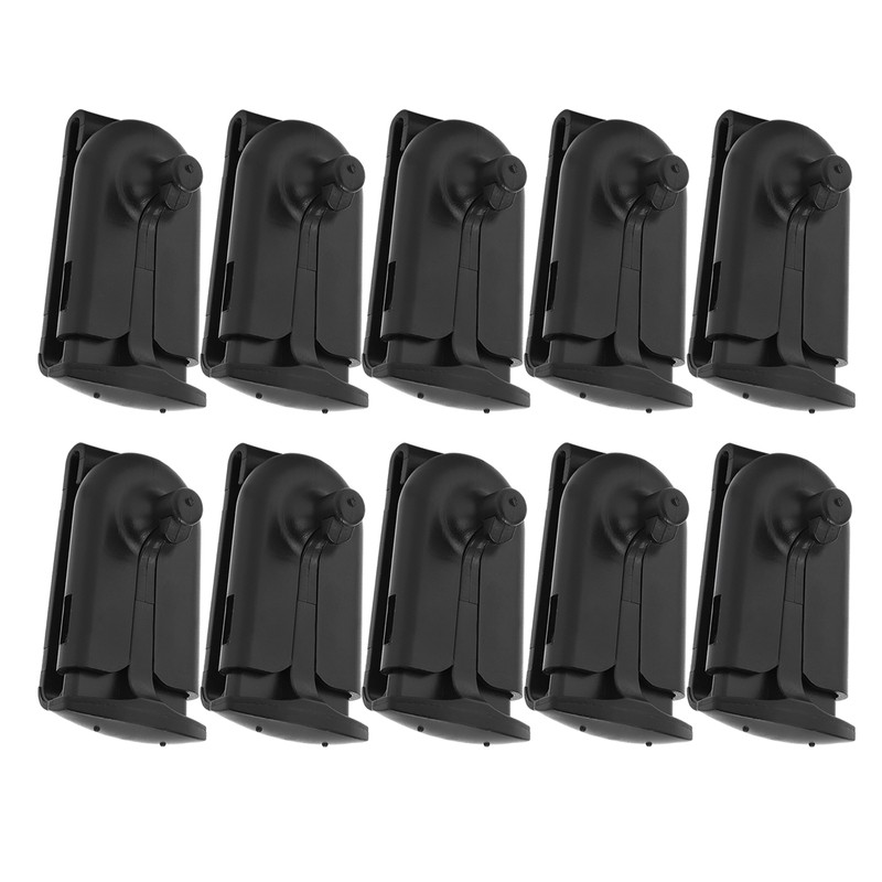 10pcs Walkie Talkie Belt Clip Clamps Intercom Belt Back Clip