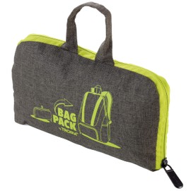 TROIKA Unisex Bagpack Backpack (Pack of 1), Green, Modern