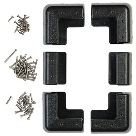 revolt Solar Mounting: Mounting Set for Solar Panels with 18-40 mm Aluminium Frame Thickness, Black (Mounting Kit, Solar Panel Mount Motorhome, Solar Panel Stand)