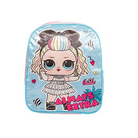 LOL Always Extra Children's Character Premium Backpack School Bag w Side Pocket Boys Girls