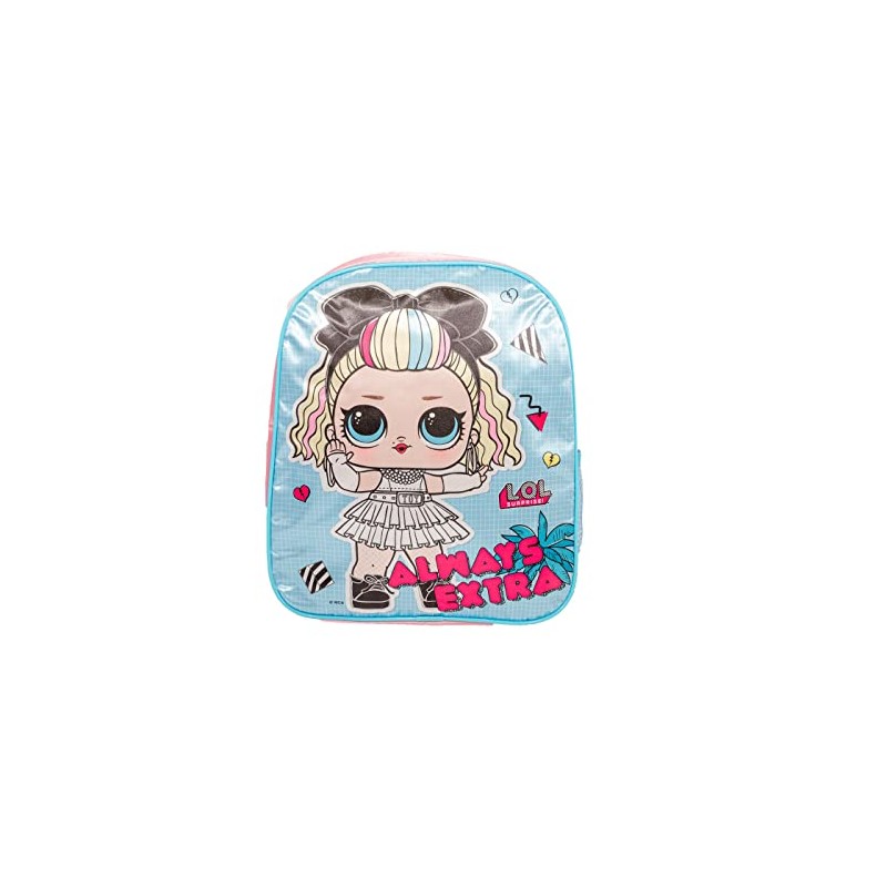 LOL Always Extra Children's Character Premium Backpack School Bag w