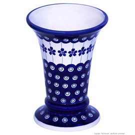 Bunzlauer Vase / Flower Vase in Decoration 166a