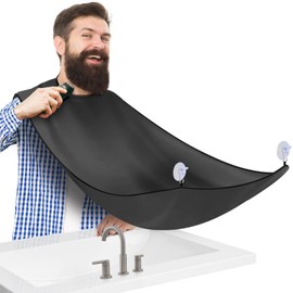 HUPBIPY HUPBIPY Beard Bib Apron Hair Catcher for Shaving Non-Stick Shave Cape Grooming Accessories Gifts for Men Husband Father