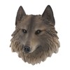 3D Animal Head Statue Resin Wall Decor Realistic Wildlife Sculpture