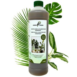 GreenPanda GreenPanda Grünpflanzen Dünger & Palmen Dünger 1L - BIO Flüssigdünger Konzentrat - Dünger für Zimmerpflanzen, Balkonpflanzen & Terrassenpflanzen - Bis 200L Gießwasser