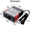 Greluma 1 x STC-3008 DC 12V Temperature Thermostat Controller, Digital