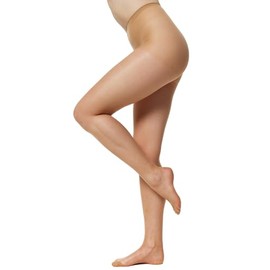 Nur Die Damen Silk Fine Tights 15 Denier - Brown (Teint 114)