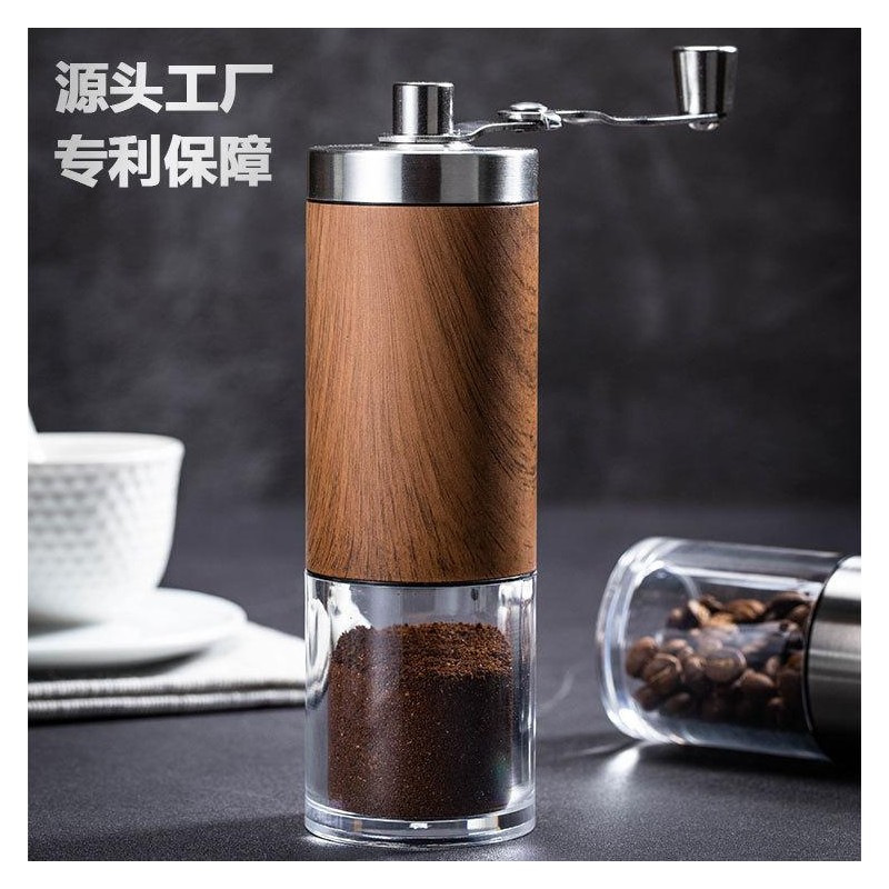 Portable Hand Manual Coffee Grinder Coffee Bean Burr Mill Hand