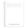 BookFactory NotRight (Left-Handed) Notebook/Lefty Not Right Notebook 120 Pages 8.5''