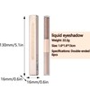 MiaSarah Rosy Brown Liquid Eyeshadow Matte Double Ended Glitter Metallic
