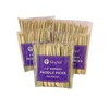 1000 Count | KingSeal Natural Green Bamboo Wood Paddle Picks,