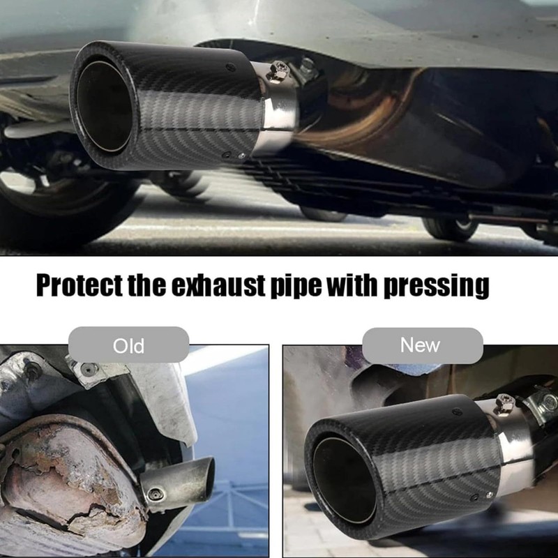 Car Exhaust Tip | LED Lighted Exhaust Pipe | Stainless
