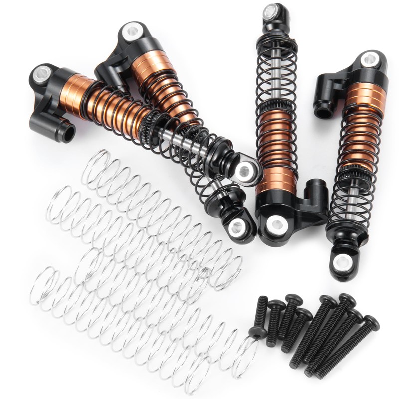 AXSPEED 62mm Shocks Kits 4pcs Adjustable Shock Absorber Damper for